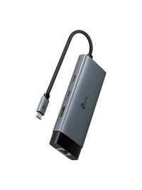 TP-LINK UH6120C TYPE-C 6 Port Portatif Hub 1×USB-C, 1×HDMI 4K, 1×USB-C PD 100W, 1×RJ45, 2×USB-A 3.0, 1×USB-C 3.0